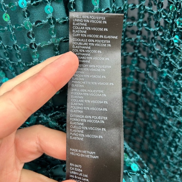 Pilcro Long-Sleeve Sequin Top, Medium - Picture 8 of 11